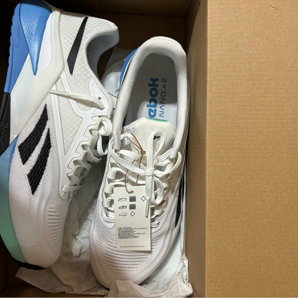 Men’s Reebok Nano X2 - white size 10 BRAND NEW
